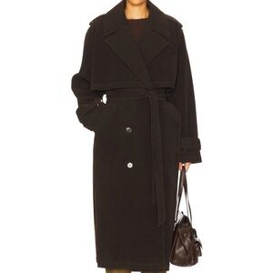 Revolve Suede Trench Coat